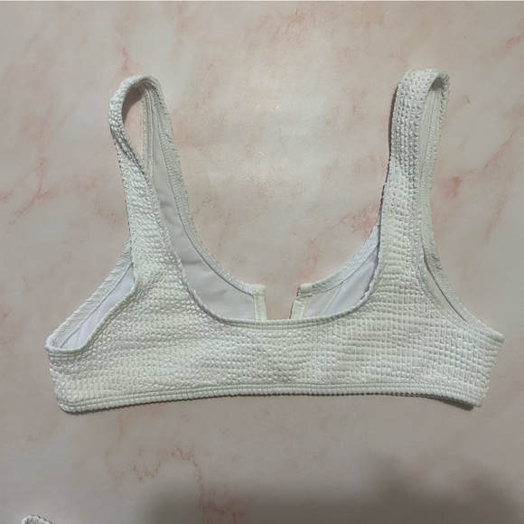 White Ribbed Bikini - Picture 7 of 14